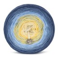 KOKONEK Merino 668 - Fumo/szaro-niebieski/błękit/żółty/krem