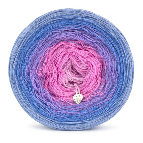 KOKONEK Merino 669 - Jasny niebieski/niebieski/jasny fiolet/chłodny róż/jasny róż