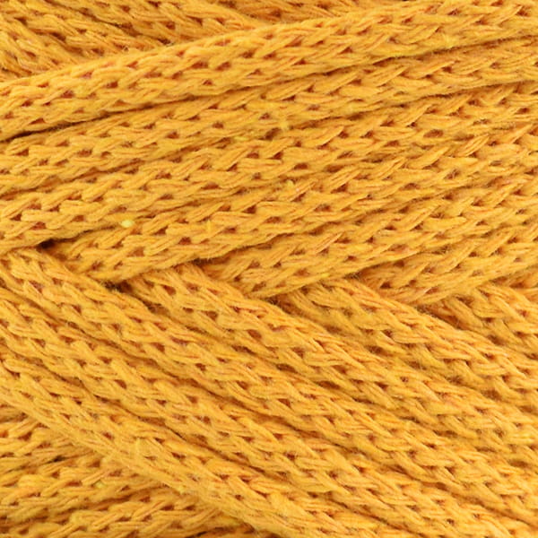 Sznurek Premium bawełniany by KOKONKI 5mm / rolka 100m / kurkuma