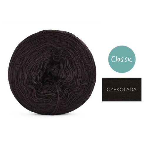 KOKONEK Classic Jeden kolor - czekolada / 250 m