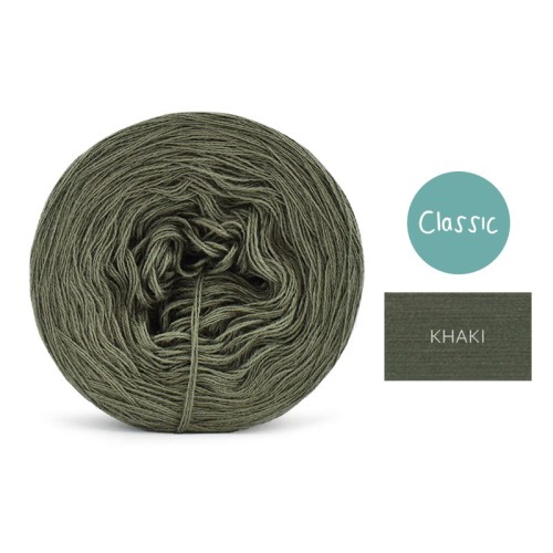 KOKONEK Classic Jeden kolor - khaki / 250 m