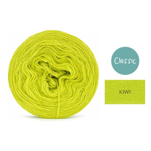 KOKONEK Classic Jeden kolor - kiwi / 250 m