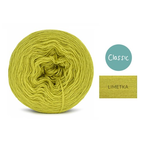 KOKONEK Classic Jeden kolor - limetka / 250 m