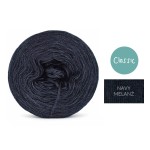 KOKONEK Mono Classic jeden kolor - navy melanż / 250m