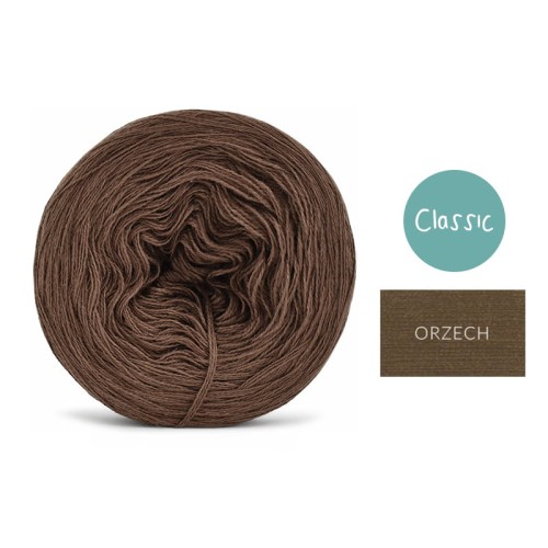 KOKONEK Classic Jeden kolor - orzech / 250 m