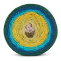 KOKONEK Merino 671 Sylwia - Malachit/petrol II/turkus/złoty/limetka/nude