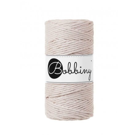 Sznurek skręcany bawełniany Bobbiny Macrame Cord / Cielisty / Nude / 3mm / 100m