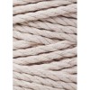 Sznurek skręcany 3-żyłowy bawełniany Bobbiny 3ply Macrame Rope / Cielisty / Nude / 5mm / 100m