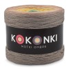 KOKONEK Merino 673 Julita - Cappuccino/zgaszona morela/ciepły beż/żółty/patyna
