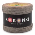 KOKONEK Merino 673 Julita - Cappuccino/zgaszona morela/ciepły beż/żółty/patyna