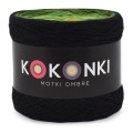 KOKONEK Classic B093 Wioleta - Czerń/paproć/zieleń/jasna zieleń/limetka/intensywny żółty