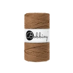 Sznurek skręcany 3-żyłowy bawełniany Bobbiny 3ply Macrame Rope / Karmel / Carmel / 3mm / 100m