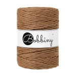 Sznurek skręcany bawełniany Bobbiny Macrame Cord / Karmel / Caramel / 5mm / 100m