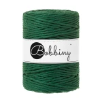 Sznurek skręcany bawełniany Bobbiny Macrame Cord / Leśny / Pine Green / 5mm / 100m