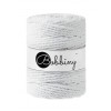 Sznurek skręcany 3-żyłowy bawełniany Bobbiny 3ply Macrame Rope / Biały / White / 5mm / 100m