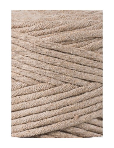 Sznurek skręcany bawełniany Bobbiny Macrame Cord / Piaskowy / Sand / 3mm / 100m