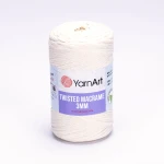 Sznurek YarnArt Twisted Macrame 3mm 752 / krem / naturalny