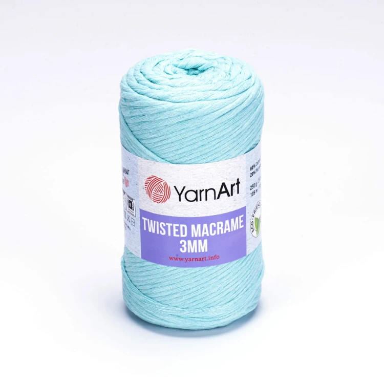 Sznurek YarnArt Twisted Macrame 3mm 775 / mięta