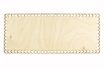Baza dno koszyka / prostokąt / 36x15 cm / otwory 10 mm