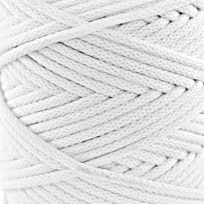 PREMIUM Sznurek bawełniany by KOKONKI 5mm / rolka 100m / biel