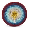 KOKONEK Merino 681 Hypnotic - Bordo/petrol II/patyna/safari/żółty