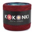 KOKONEK Merino 681 Hypnotic - Bordo/petrol II/patyna/safari/żółty