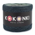 KOKONEK Merino 683 Mr. Big - Petrol melanż/patyna melanż/ciemna mięta/szary melanż/jasny beż/zgaszona morela
