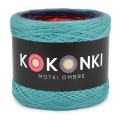 KOKONEK Merino 685 Your rose - Szmaragd/patyna melanż/granat/wino melanż/czerwień/rudy