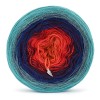KOKONEK Merino 685 Your rose - Szmaragd/patyna melanż/granat/wino melanż/czerwień/rudy