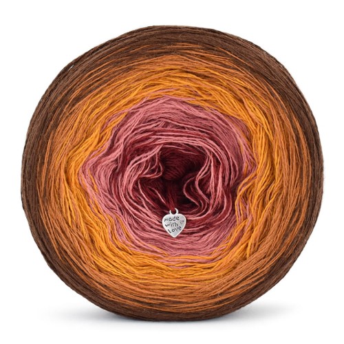KOKONEK Merino 686 New horizons - Brąz/ciepły brąz/miodowy/malwa/bordo