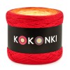 KOKONEK Merino 687 - Czerwień/pomarańcz/zółty/biel