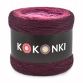 KOKONEK Merino 688 - Wino/fuksja/jeżyna/piwonia/chłodny róż/jasny róż