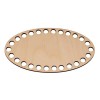 Baza dno koszyka / owal / 17x9,5 cm / otwory 10 mm