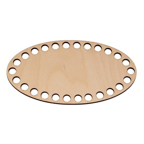 Baza dno koszyka / owal / 17x9,5 cm / otwory 10 mm