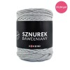 PREMIUM sznurek bawełniany by KOKONKI 5mm / rolka 100m / szary