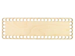 Baza dno koszyka / prostokąt / 25x7.5 cm / otwory 10 mm