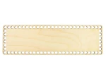 Baza dno koszyka / prostokąt / 25x7.5 cm / otwory 7 mm