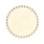 Baza dno koszyka / koło / średnica 12 cm / otwory 7 mm