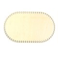 Baza dno koszyka / owal / 28x46 cm / otwory 10 mm