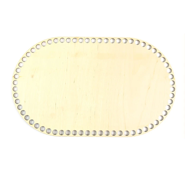 Baza dno koszyka / owal / 28x46 cm / otwory 10 mm