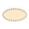 Baza dno koszyka / owal / 17x9,5 cm / otwory 10 mm