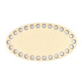 Baza dno koszyka / owal / 17x9,5 cm / otwory 10 mm