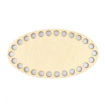 Baza dno koszyka / owal / 17x9.5 cm / otwory 10 mm