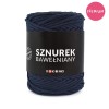PREMIUM sznurek bawełniany by KOKONKI 5mm / rolka 100m / granat