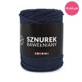 PREMIUM sznurek bawełniany by KOKONKI 5mm / rolka 100m / granat