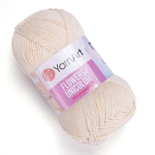 Włóczka YarnArt Flowers Unicolor 731 / krem