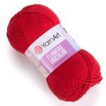 Włóczka YarnArt Flowers Unicolor 738 / czerwień