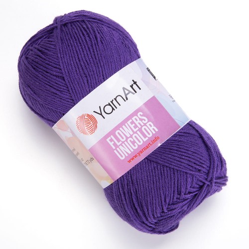 Włóczka YarnArt Flowers Unicolor 751 / purpura