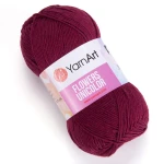Włóczka YarnArt Flowers Unicolor 765 / wino