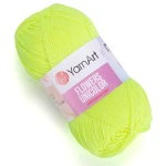 Włóczka YarnArt Flowers Unicolor 762 / intensywny żółty